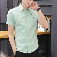 People interested in baju kemeja lelaki online also searched for. Ready Stock Baju Kemeja Lelaki New Arrival Kemeja Lelaki Kemeja Lengan Pendek Lelaki Musim Panas 2020 Versi Korea Kemeja Sulaman Fesyen Bergaya Baju Profesional Lelaki Ramping Shopee Malaysia