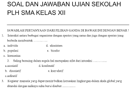 Check spelling or type a new query. Soal Uas Plh Kelas 6 Semester 2 Dan Kunci Jawaban Masnurul