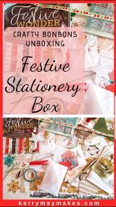 Ad Gifted Unboxing Of This Beautiful Haul Of A Festive December 2019 Ephemera Stationery Bo Stationery Box Christmas Planner Printables Christmas Stationery
