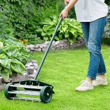 11 best manual lawn aerator reviews. Premium Lawn Aerator Plug Spike Roller Push Tine Soil With Fender 18 In Primeply Primeply