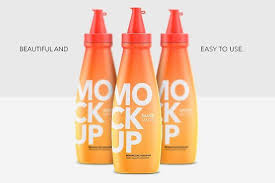 Download Sauce Bottle Mockup Matte Bottle Mockup Bottle Hot Sauce Packaging PSD Mockup Templates