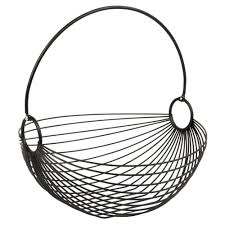 Your basket fruit metal stock images are ready. Black Cut Out Metal Fruit Basket Maisons Du Monde