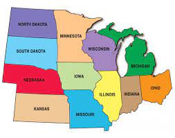 Midwest Map With Capitals Midwest States Capitals By:rofiki Quiz
