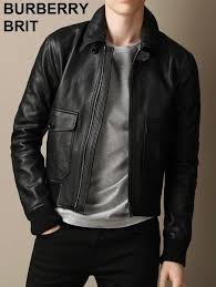New Burberry Brit Leather Jacket Black Bomber Flight Aviator Coat Slim Fit S Nwt Ebay Leather Jacket Men Style Leather Jacket Leather Jacket Men