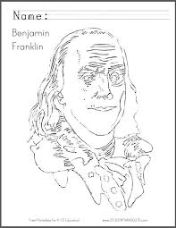 Benjammin Franklin Coloring Page Free To Print Pdf File Coloring Pages Benjamin Franklin Whale Coloring Pages