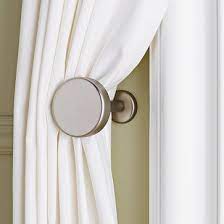 Metal Pin Holdbacks On Westelm Com Modern Curtains Simple Curtains Curtains