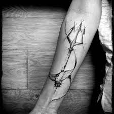 Remi S Trident Tattoo On Her Right Forearm Trident Tattoo Mythology Tattoos Posiden Tattoo