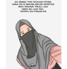 Love it gambar ilustrasi model pakaian. Gambar Kartun Muslimah Bercadar Berpasangan Romantis Nusagates