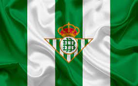 Real betis balompié, commonly referred to as real betis (pronounced reˈal ˈβetis) or betis, is a spanish professional football club based in seville in the autonomous community of andalusia. Download Wallpapers Real Betis Football Club Emblem Logo La Liga Sevilla Spain Lfp Spanish Football Championships Besthqwallpapers Com Sports Wallpapers Real Betis Balompie Football Club