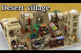 Lego Moc 32630 Desert Village Build From 12 Different Mocs Building Instructions And Parts List Lego Deserts Lego Brick