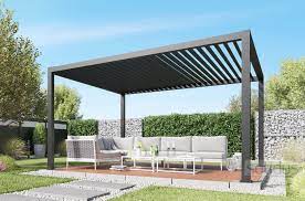 Direct abris pergola en alu kitalys 7x4,85m. Alu Lamellendach Fur Solidcube Freistehend Und Wandmontage Solidus