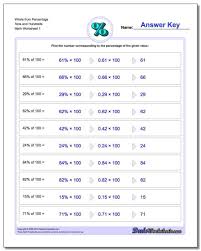 Calculate Percentage With So Many Applications Requiring Calculating Percentages They Are An Excel Fractions Worksheets Percentages Math Basic Math Worksheets