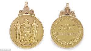 Fa cup winner's medal, 1872. Nat Lofthouse Fa Cup Winner S Medal Sold At Auction Daily Mail Online