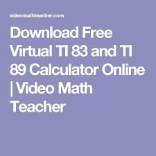 Graphcalc is the best free online graphing calculator that. Download Free Virtual Ti 83 And Ti 89 Calculator Online Video Math Teacher Math Math Teacher Math Calculator