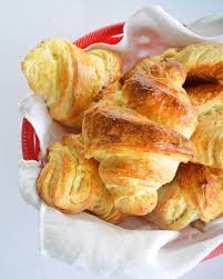My Lil Croissants These Cuties Are Filled With Butter Enough To Make Julia Child Smile With Glee And Layer Upon Laye In 2020 Butter Roll Recipe Eat Julia Child