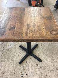 restaurant table reclaimed wood top pub cafe bistro decorative wall shelves amazon