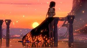 Attack on titan wallpaper 1920x1080. Wlop Anime Girl Sunset 4k Hd Anime 4k Wallpapers Images Backgrounds Photos And Pictures