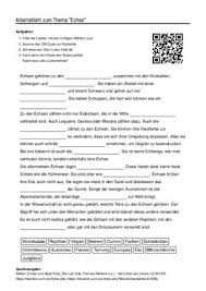 Arbeitsblatt Mit Luckentext Zum Thema Echse Arbeitsblatter Unterricht Schule Arbeit