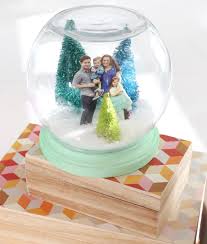Craft It A Family Portrait Snow Globe A Kailo Chic Life Christmas Snow Globes Diy Christmas Snow Globes Snow Globe Crafts
