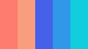 Colors that go with coral. Coral Blue Color Scheme Blue Schemecolor Com