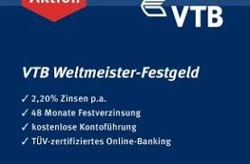 Die vtb bank hat ambitionen, zu einem führenden anbieter für tagesgeld zu werden. 64 News Von Vtb Direktbank Pressemeldungen 2021 Presseportal