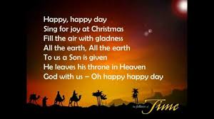 Happy Happy Day Song With Lyrics Youtube Happy Days Song Christmas Songs For Kids Kids Songs