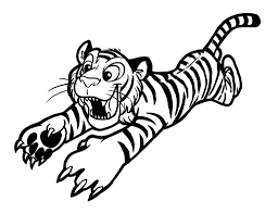 A majestic creature with ties to distant lands, the tiger is the perfect animal to study for both science and geography projects. Happy Face Tiger Coloring Page Free Printable Coloring Pages For Kids