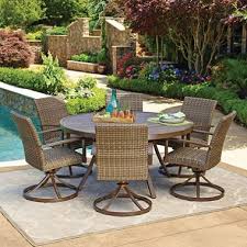 Member S Mark Agio Fremont 8 Piece Round Dining Set Sam S Club In 2021 Agio Patio Furniture Round Dining Set Patio Dining Set
