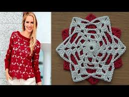 Sew your own stylish tunic with these easy to sew patterns. Crochet Motif For Tunic Blouse Dress Very Easy Free Pattern Tutorial Youtube