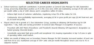 Thinking of becoming a general manager? Automotive Resumes General Manager Resume Sample Ihireautomotiveprofessionals
