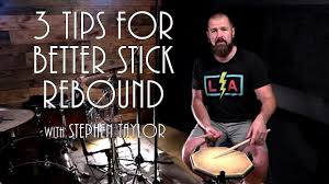 And i want to figure it out, how can i be a better rebounder. 3 Tips For Better Stick Rebound Drum Lesson Stephen Taylor Youtube
