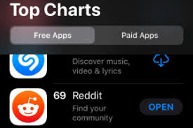 top charts paid apps free apps discover music video lyrics