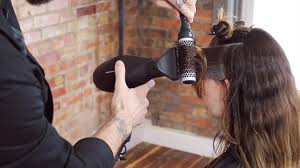 Slide the round brush down while delivering hot. When Why How To Use A Boar Bristle Brush Or Thermal Round Brush Youtube