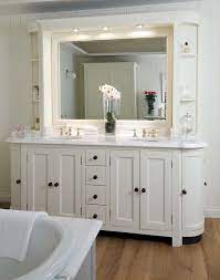 Imaginative pier 1 hayworth vanity bathroom transitional with frameless shower glass open shelf white countertop widespread faucet hexagon floor tile mirrored medicine cabinet. Mdf Or Wood In Bathroom I Twi Bathroom Vanity Blog