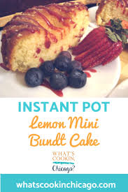 Even though these cakes aren't connected to any recipe, their shape is similar to the european version called gugelhupf. Instant Pot Lemon Mini Bundt Cake What S Cookin Chicago