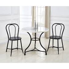 Bentwood chairs dining chairs wooden chairs 2 seater dining table small table and chairs ikea dining dining decor kitchen chairs patio chairs. Claire Round Bistro Table Set By Steve Silver Furniture Furniturepick