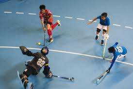 ( britain) field hockey, a team sport played on a pitch on solid ground where players have to hit a ball into a net using a hockey stick. Upi Dan Fhi Kota Bandung Berebut Juara Pool A Hoki Indoor Piala Gubernur Jabar 2019 Fokus Jabar