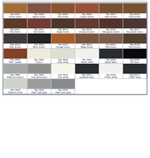 Complete Ral Colour Chart With Names Fabric Colour Chart