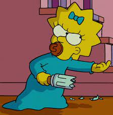 Her main appearance is in only one episode, which is some enchanted evening posing as the simpson babysitter. Pin By èœœæŸ' On Cool Art To Draw Maggie Simpson Bart Simpson Art The Simpsons