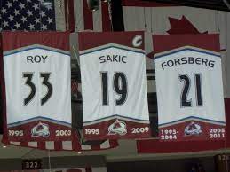 Shop avalanche jersey deals on official colorado avalanche jerseys at the official online store of the national hockey league. File Avalancheretiredjerseys Jpg Wikipedia