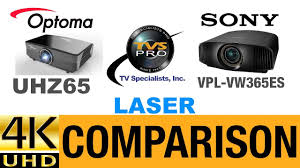 optoma uhz65 projector comparison vs sony vpl vw365es