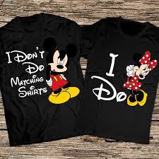 Funny Disney Couple Shirts I Dont Do Matching Shirts I Don T Do Matching Shirts Mickey And Minnie Couple Shirts Disney Couple Shirt Matching Disney Shirts Disney Couple Shirts Womens Disney Shirts