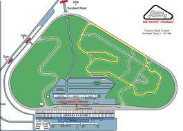 There are two sectio s that can be joined for. Pocono Raceway N2 Track Days
