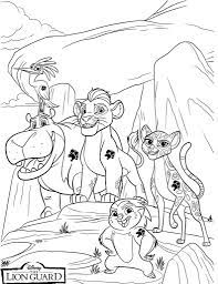 Son and daughter kion and kiara are destined to rule the pride lands but not without a few twist and turns along the way a lot of friends and some great music. 20 Printable The Lion Guard Coloring Pages