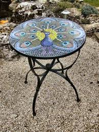 Pin By Kalidi On Mosaic Tables Countertops Mosaic Furniture Mosaic Table Mosaic Diy