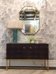 Dining Room Design Featuring Fornasetti Wallcovering In Chicago Il By London Walder Interio Dining Room Design Interior Design Chicago Chicago Interior Design