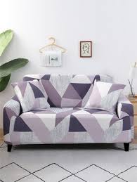 geometric pattern sofa er without
