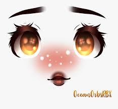 Just choose what you like, go to the roblox game and put on the selected things. Cute Roblox Makeup Face Free Transparent Clipart Clipartkey