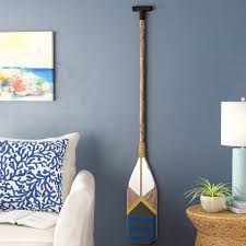Nautical Oar Wall Decor In 2020 Wall Decor Decor Nautical Wall Decor