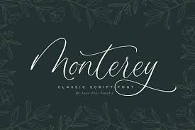 Hello, and thank you for downloading this font. Monterey Script Font 346725 Calligraphy Font Bundles